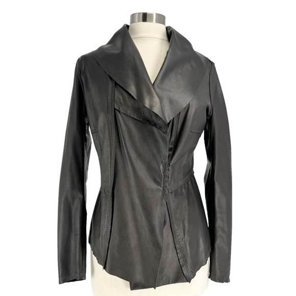 GIMO'S Women's Lightweight Leather Jacket EU 46 - Picture 1 of 12
